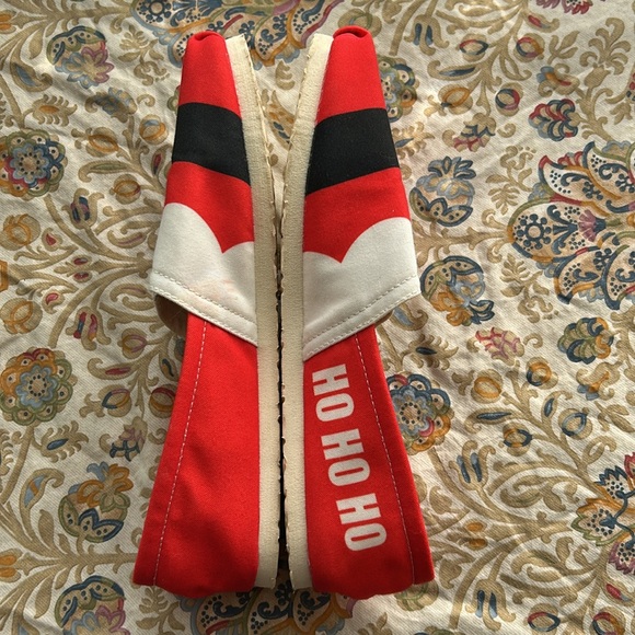 Groove Bags SANTA SUIT CHRISTMAS CASUAL‎ SHOES HO HO HO Holiday Red/White 8.5W - Picture 7 of 13